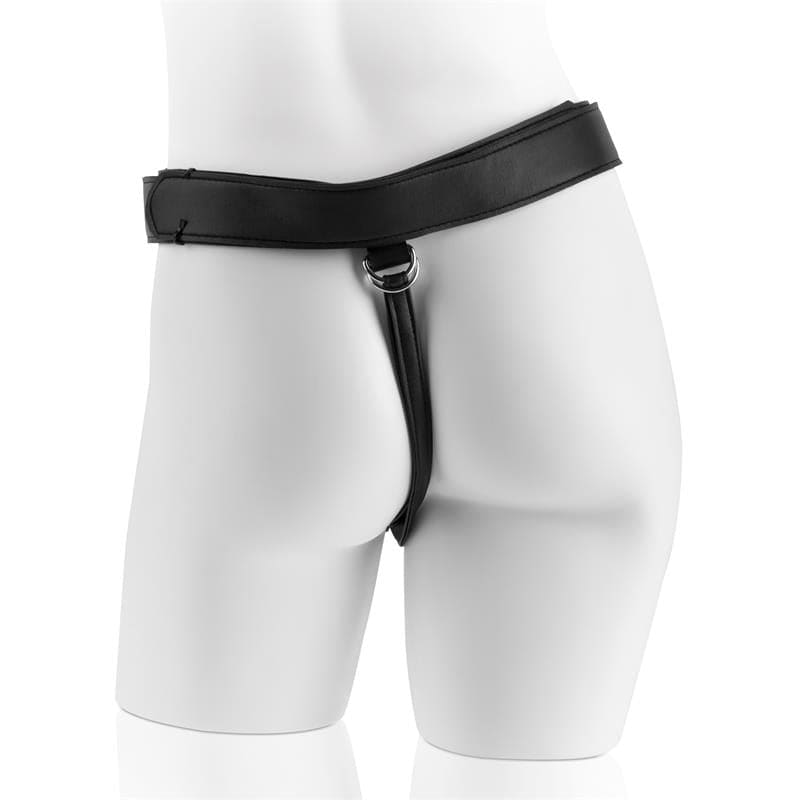 VoluptaToys™ - Strap-On Elastico Bianco 20,3 cm